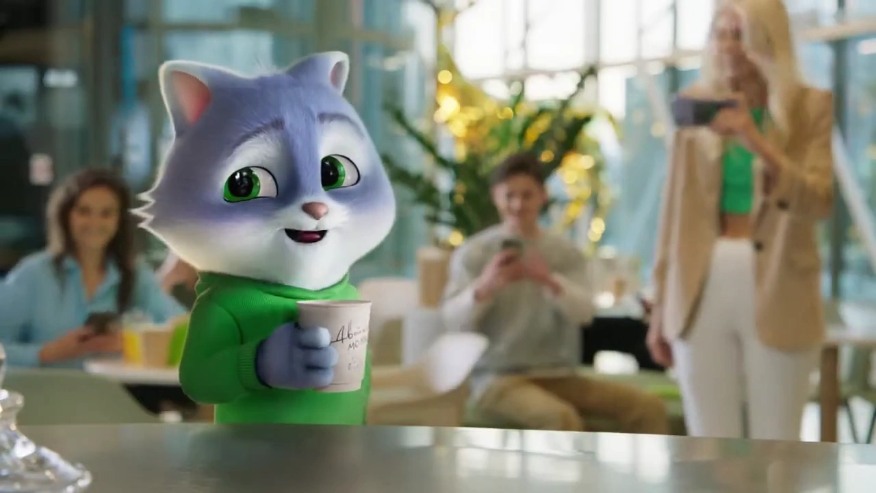 Сбер — СберКот реклама на ТВ