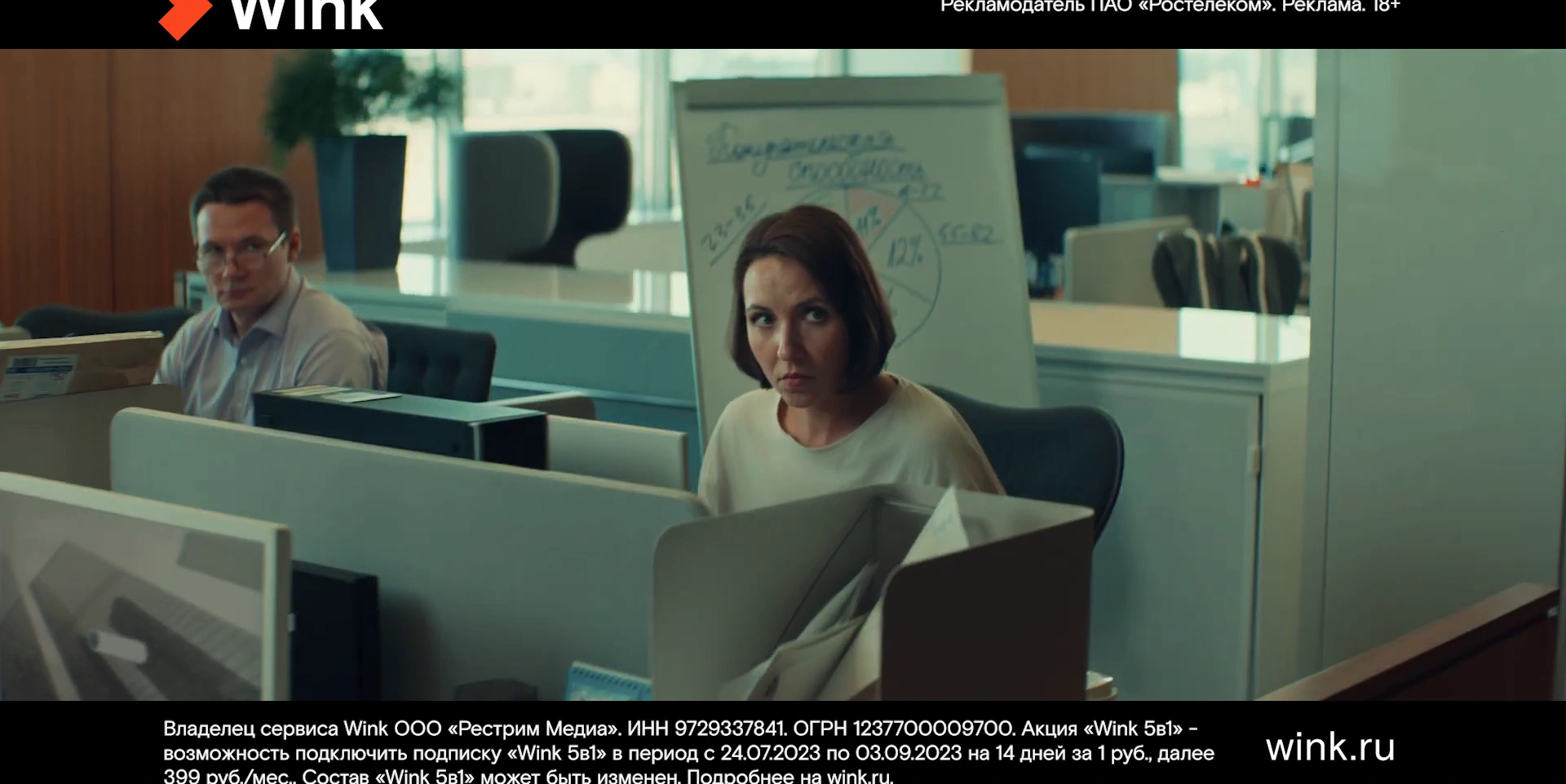 Wink — У меня их пять реклама на ТВ