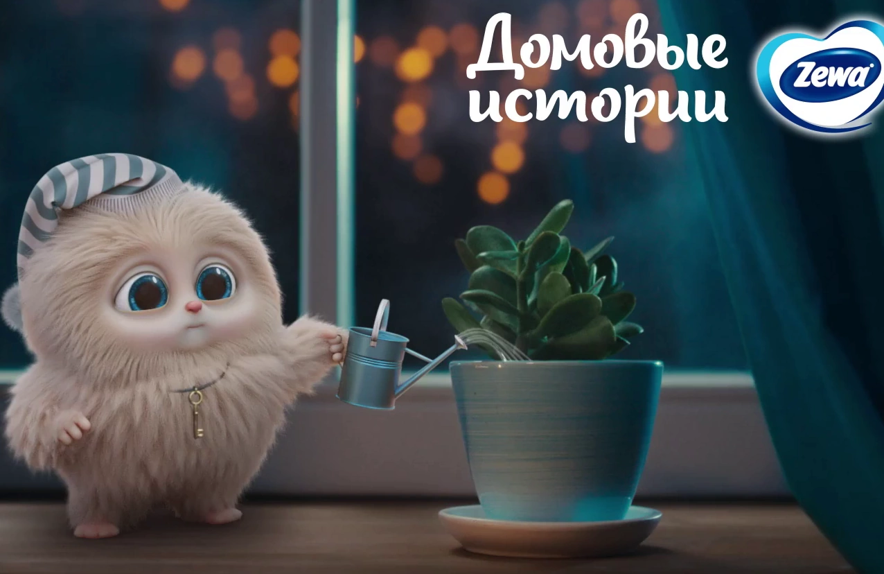 Zewa — Хорошо там, где забота реклама на ТВ