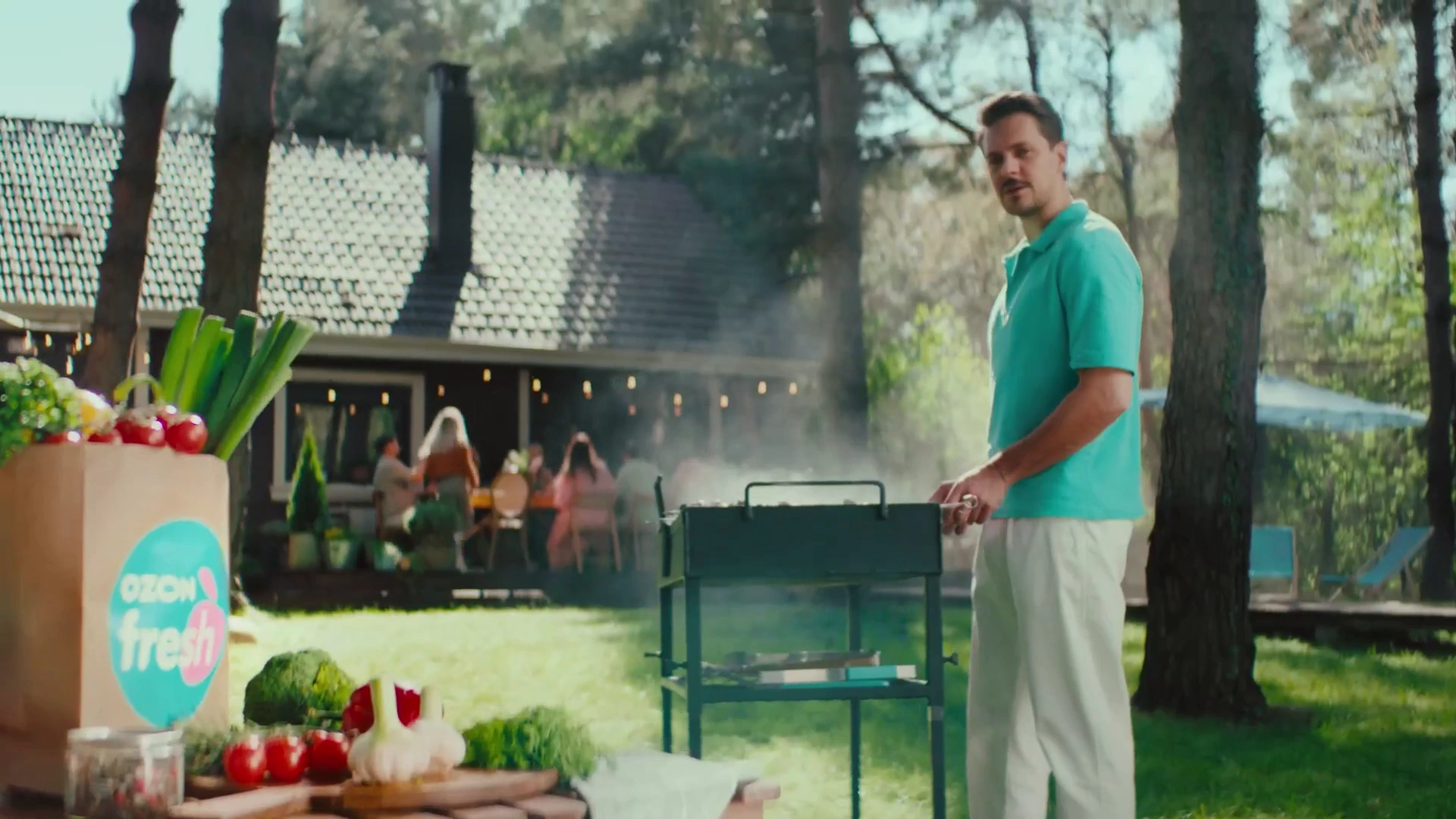 Ozon fresh — Шашлык из зефирок (Милош Бикович) реклама на ТВ
