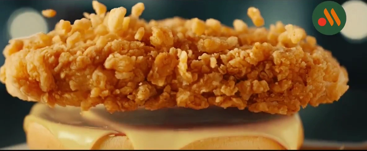 Вкусно и точка — Курочка для Биг Чикен Бургера реклама на ТВ