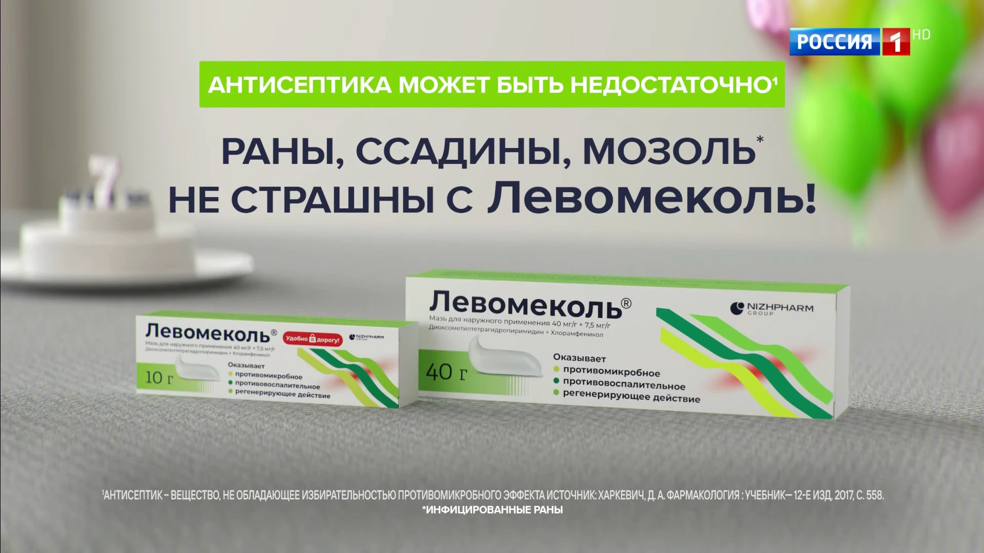 Левомеколь 2025 реклама на ТВ