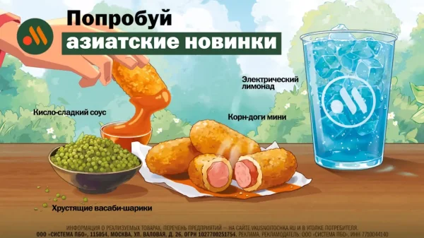 Вкусно и точка - Окуни, макни, запей реклама